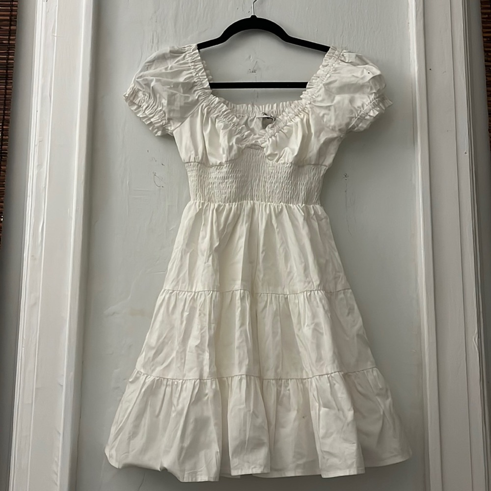 Princess Polly white cotton dress US 0